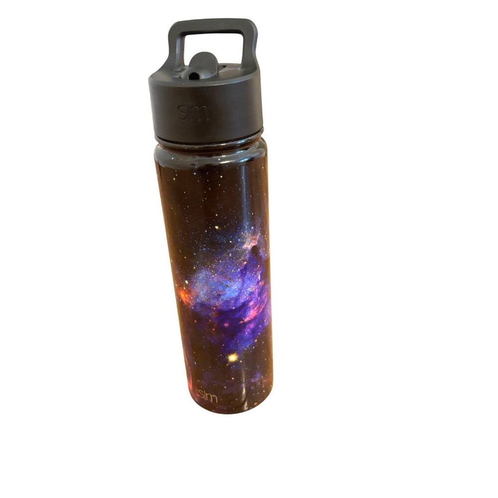 Simple Modern 22oz Summit Water Bottle W/ Straw Lid - Galaxy Design - BPA-Free S